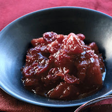 Cranberry, Pear, and Ginger Chutney
