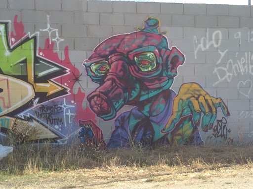 Grafiti AquiHueleAPitufo