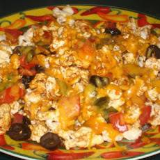 Microwave Nacho Cheddar Cheese-Chile Popcorn
