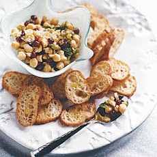 Chickpea and Mint Crostini