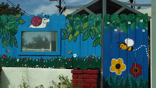 Bee and Snail Mural