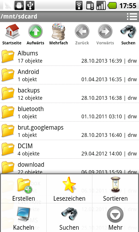 Android application File Manager (File transfer) screenshort