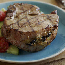 Stuffed Grilled Pork Chops