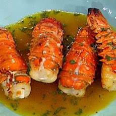Grilled Lobster Tails with Tarragon-Lemon Vinaigrette