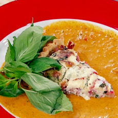 Roasted Garlic and Tomato Parmesan Tart