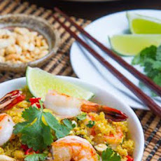 Pineapple and Shrimp Fried Quinoa