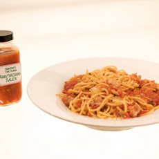 Pasta with Serena's Amatriciana Sauce