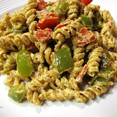 Bell Pepper Cream Cheese Pasta