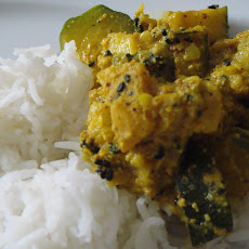 Zucchini with poppy seeds