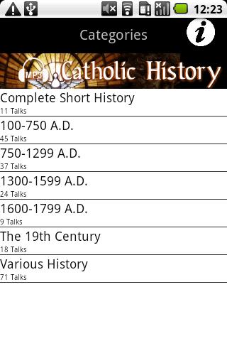 Audio Catholic History