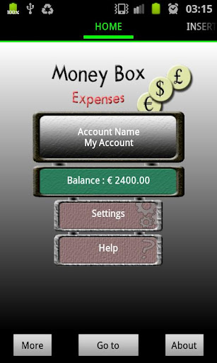 money-box-expenses for android screenshot