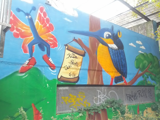 Mural Eisvogel 