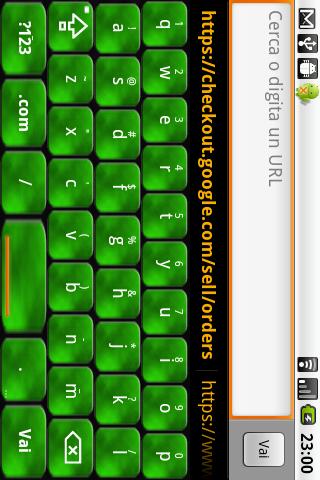 【免費個人化App】Green Foggy Keyboard Skin-APP點子