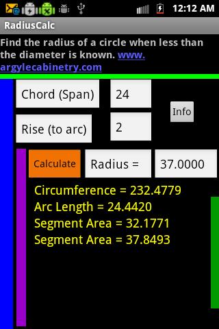 RadiusCalc