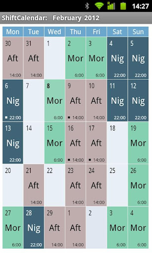 ShiftCalendar