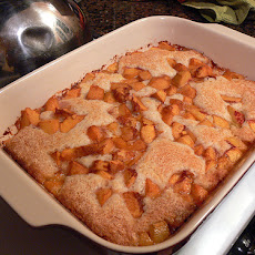 Bourbon Peach Cobbler