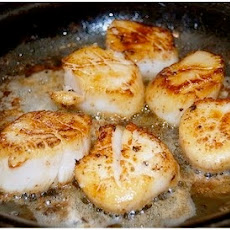 Scallops Sauteed in Browned Butter and White Wine