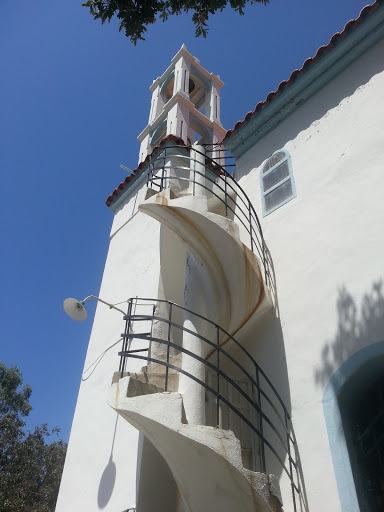 St. Polukarpos bell tower & stairs 