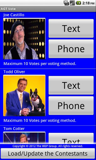 AGT Vote