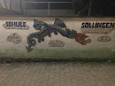Mosaikdrache der Schule Söllingen