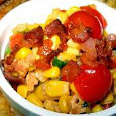 Cajun Corn and Bacon Maque Choux