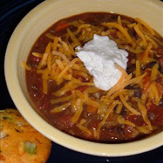 Cheesy Vegetable Chili Soup