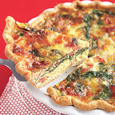 Ham, Swiss and Spinach Quiche
