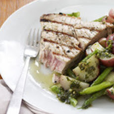 Grilled Tuna Steaks with Potato and Green Bean Salad