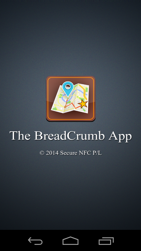 Android application The BreadCrumb App screenshort