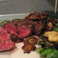 Perfect Tenderloin Steak / Filets With Mushrooms