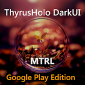 DarkMTRL ThyrusHolo CM11 Theme