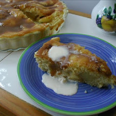 Fudge Apple Tart - Microwave Oven Version