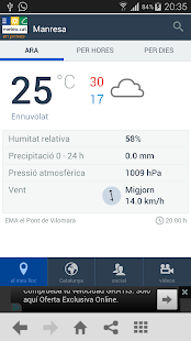 El temps del Meteocat screenshot for Android