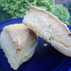 Scottish Cheddar Cheese and Spring Onion Tea-Time Scones
