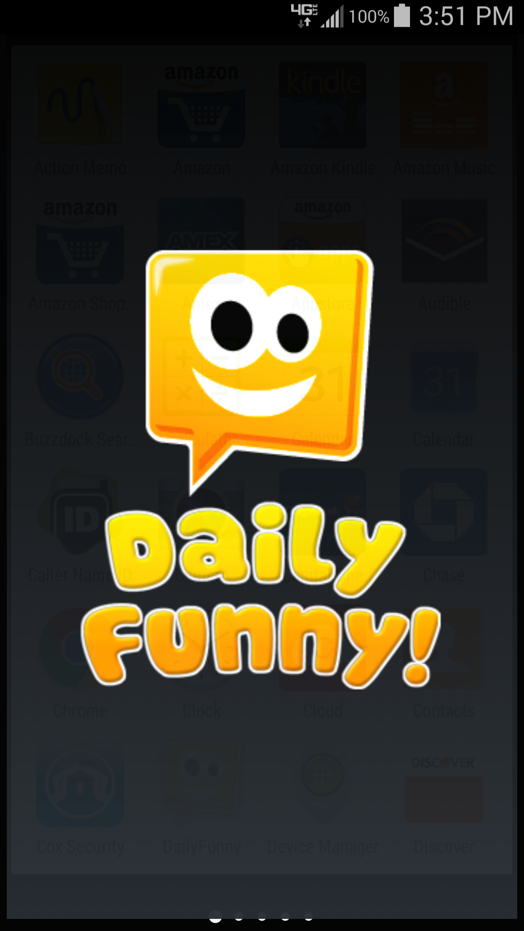 Android application Daily Funny screenshort