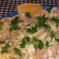 Shrimp Linguine Alfredo