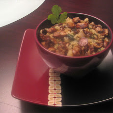 Cilantro & mushroom fried quinoa