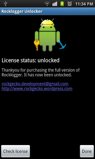 Rocklogger Unlocker