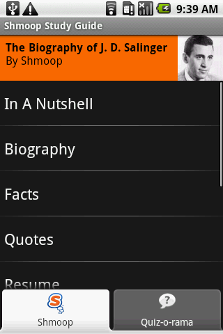 J.D. Salinger: Shmoop Guide