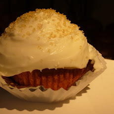 Pumpkin Cupcakes with Goat Cheese Frosting