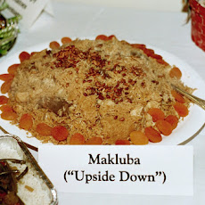 Makluba (Lamb Steaks with Cauliflower and Apricots)
