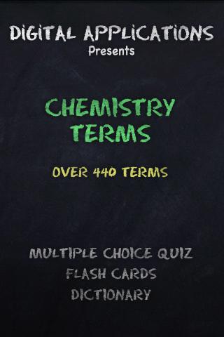 440+ CHEMISTRY TERMS QUIZ
