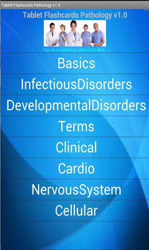 Tablet Flashcards Pathology