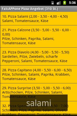 FalcAPPone Pizza für Neustadt