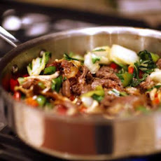 Stir Fry Maitake Mushroom & Beef With Oyster Sauce