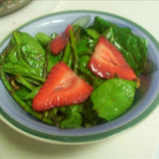Spinach, Asparagus, and Strawberry Salad