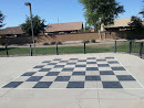 Human Chessboard in the Park