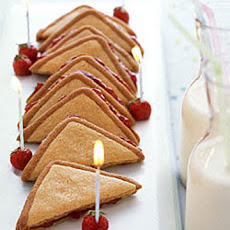 Peanut Butter and Jelly Cookie Cake
