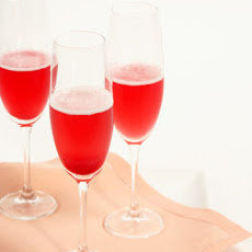 Red Currant Champagne Cocktail
