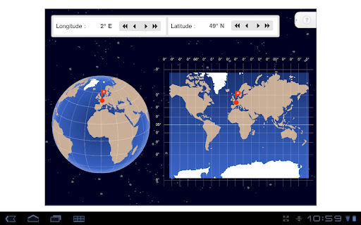 Longitude et Latitude